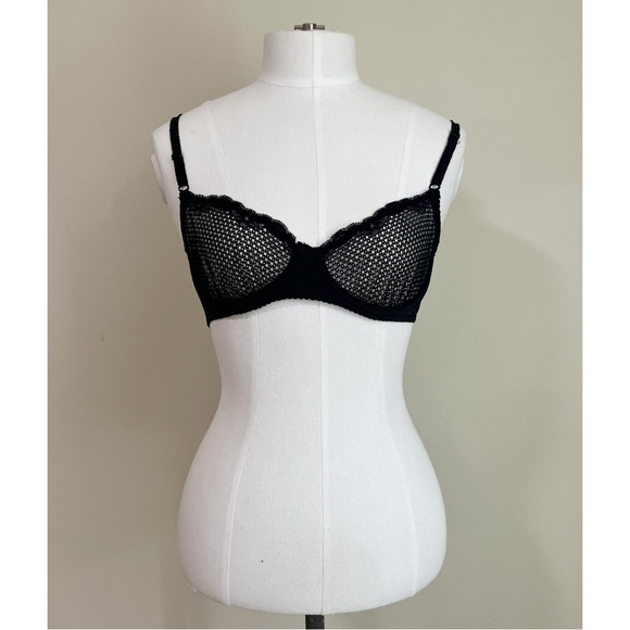 Black Lace Underwire Bra 34B - Picture 1 of 8